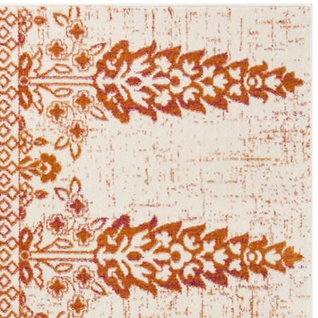 Safavieh 6 ft.-7 in. x 6 ft.-7 in. Evoke Power Loomed Round Area RugIvory & Gold EVK521R-7R